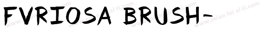 fvriosa brush字体转换